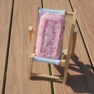 Savons à l'huile d'argan bio pur végétal - Rose pétale