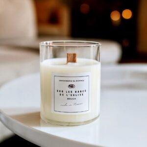 Bougie mèche crépitante