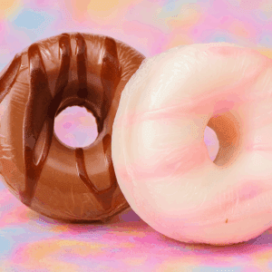 Donut viennoiserie/fraises des bois