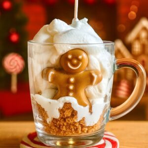 bougie tasse pain d'épice