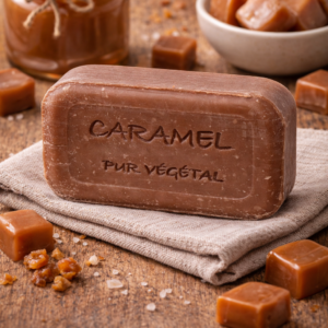 Savons à l'huile d'argan bio pur végétal - Caramel