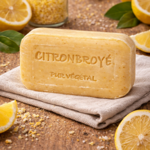 Savons à l'huile d'argan bio pur végétal - Citron broyé