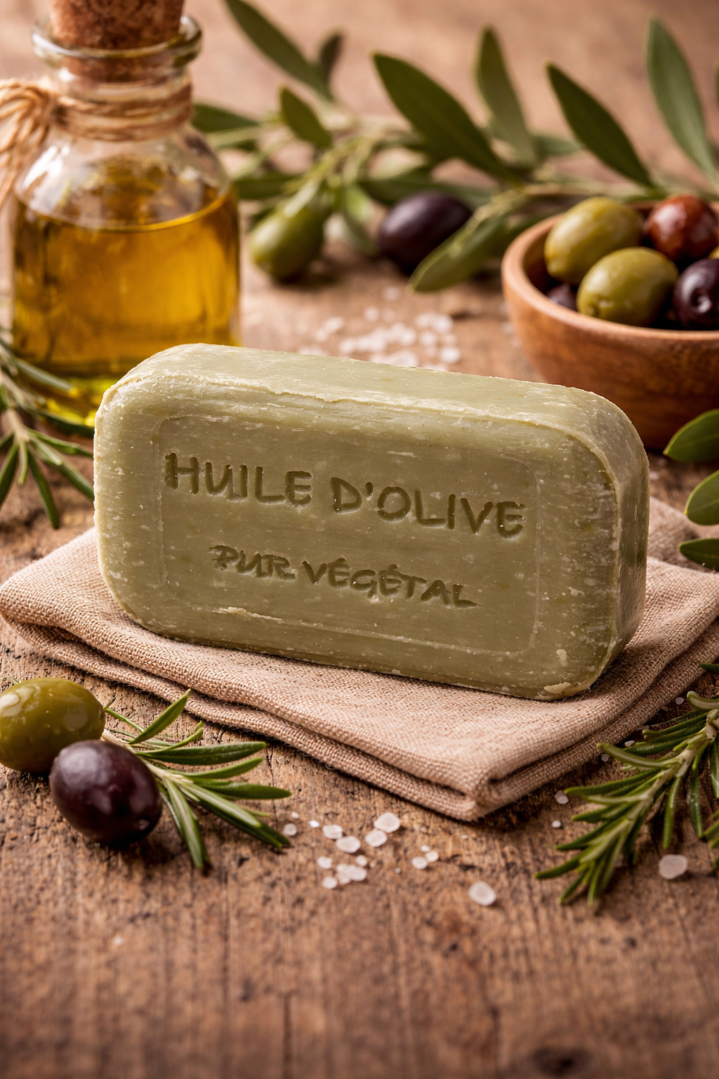 Savons à l'huile d'argan bio pur végétal