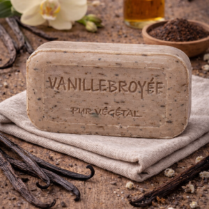 Savons à l'huile d'argan bio pur végétal - Vanille broyée
