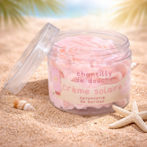 Chantilly de douche - Parfum crème solaire