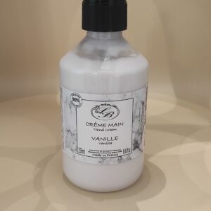 Crème mains hydratante et parfumée à la vanille