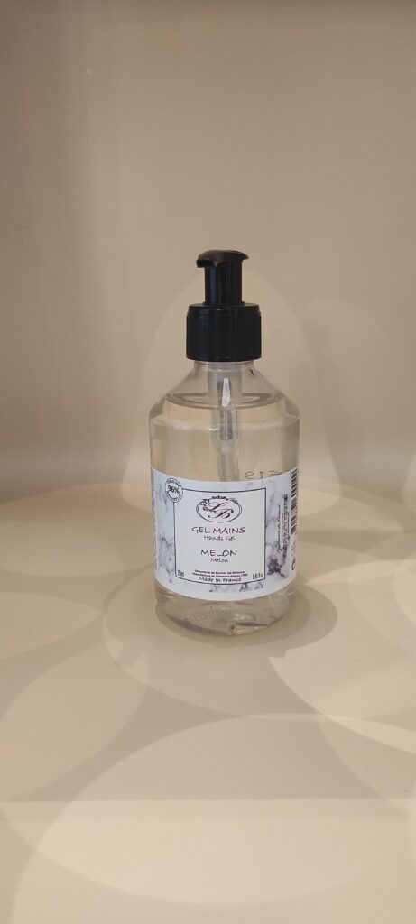Gel lavant pour les mains au parfum de melon