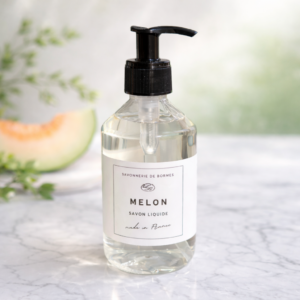 Savon liquide avec 96% d'ingrédients d'origine naturelle - Parfum melon