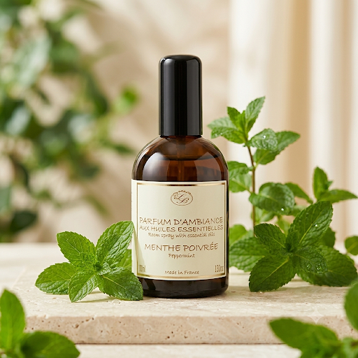 Parfum d'ambiance aux huiles essentielles - Parfum menthe poivrée