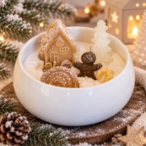 Bougie artisanale -village de Hansel et Gretel