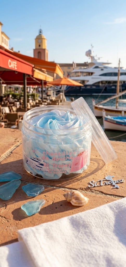 Chantilly de douche artisanale Saint-Tropez