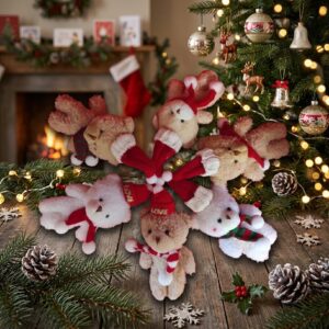 Les oursons en peluche de Noël