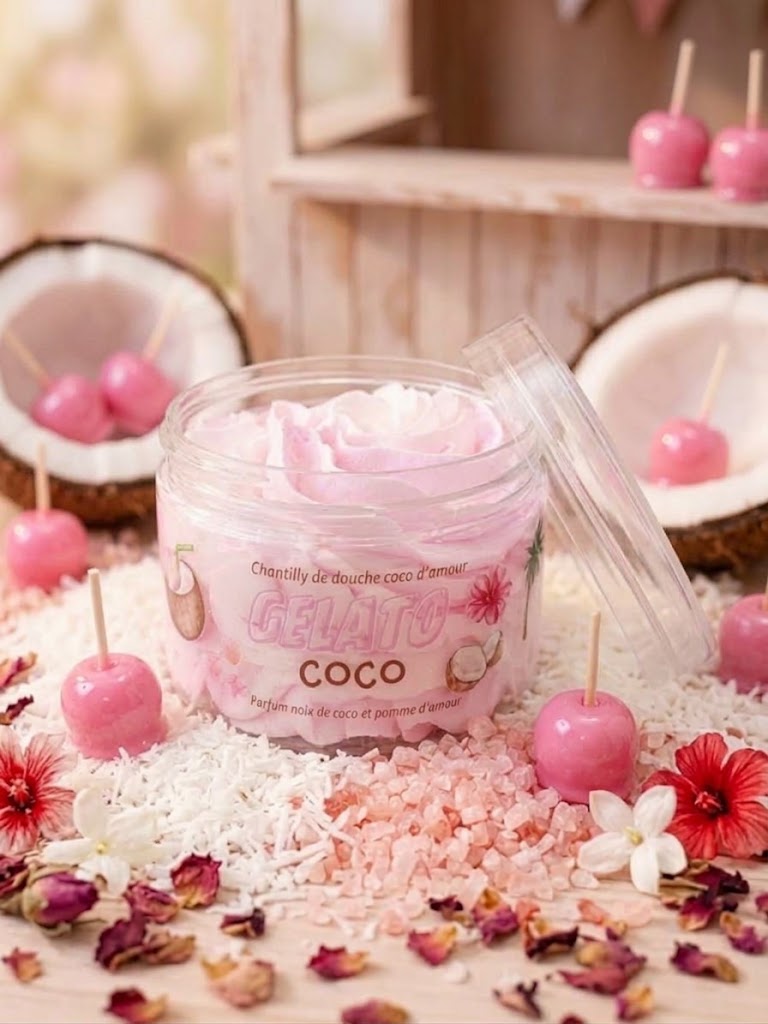 Chantilly de douche coco d'amour
